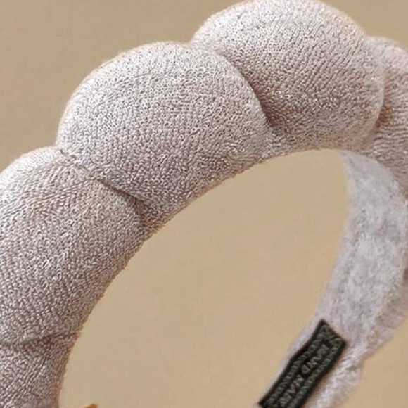 3pcs Women's Thick Fuzzy headbands light blue/ brown combo 3 pack NTW - Picture 10 of 16